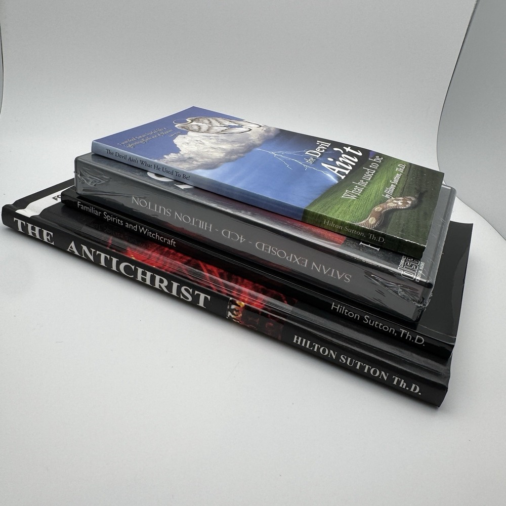 Hilton Sutton Prophecy Books ~ The Antichrist Witchcraft ~ CD Set Satan Exposed - Picture 3 of 3